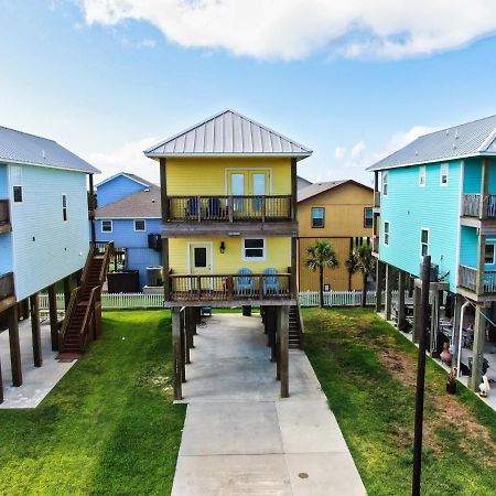Yellow Beach Haven, Decks, Views, Mere Steps To Sand Galveston Exterior foto